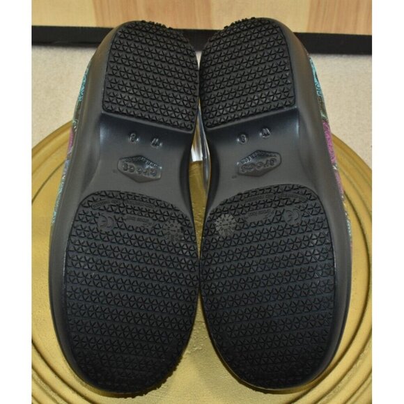 Crocs Neira Pro II Womens Clogs Size 8 Mandala Graphic Slip Resistant Work Shoes - Picture 8 of 10